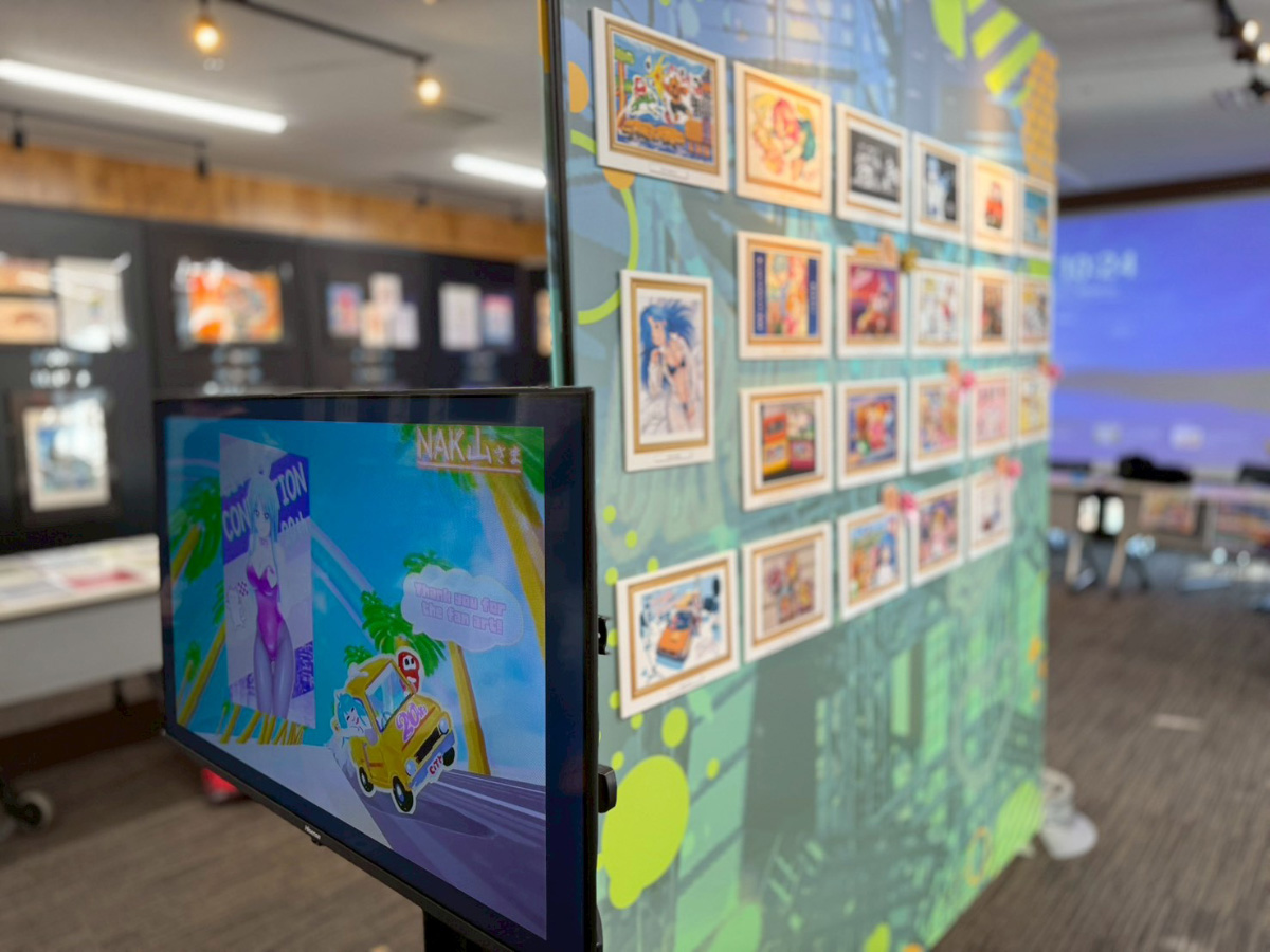 「ファンアート&メッセージ」展示コーナー1