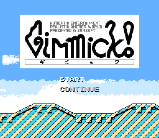 Image of game screen 1 of 'Gimmick!'