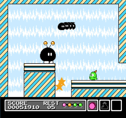 Image of game screen 3 of 'Gimmick!'