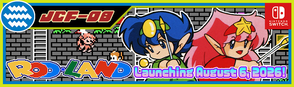 JALECOlle Famicom Ver. “ROD LAND” Banner IMG