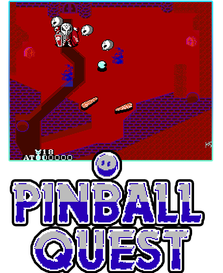 JALECOlle Famicom Ver. Pinball Quest(2in1)