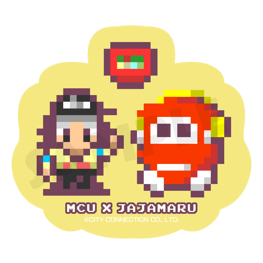 At the City Connection booth, customers who purchase merchandise will receive an MCU©×JAJAMARU collaboration sticker as a gift! IMG