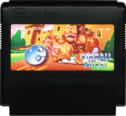 Pinball Quest Japanese Version Famicom Cartridge