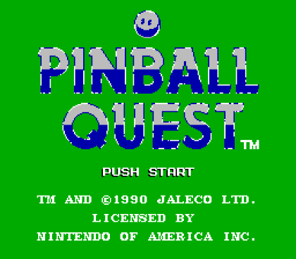 Famicom: Pinball Quest Gameplay Screen 1