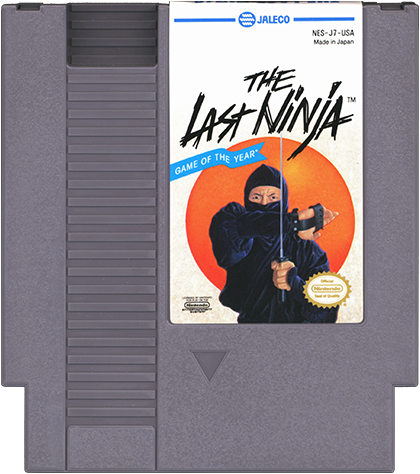 『The Last Ninja』NESカートリッジ画像