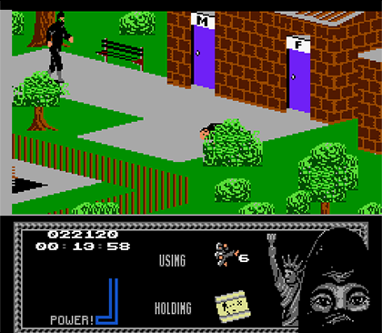 NES:『The Last Ninja』プレイ画面1