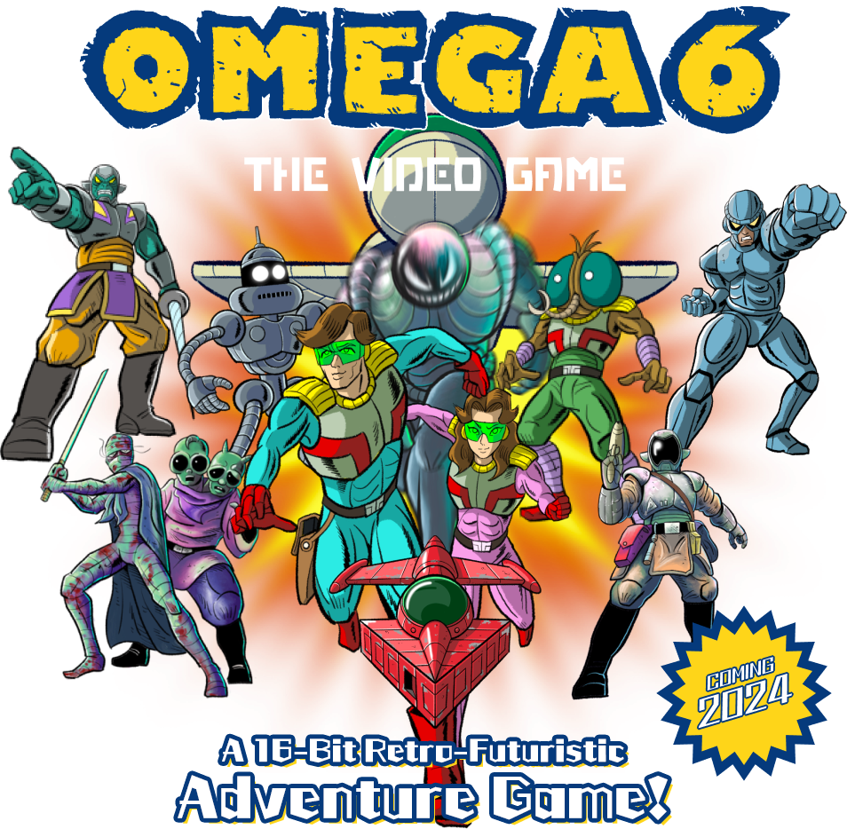 OMEGA 6 The Video Game Main Visual Image