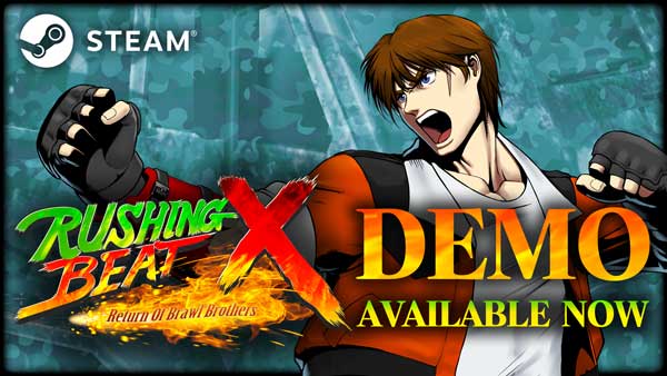 The demo version of RUSHING BEAT X is now available on Steam! image